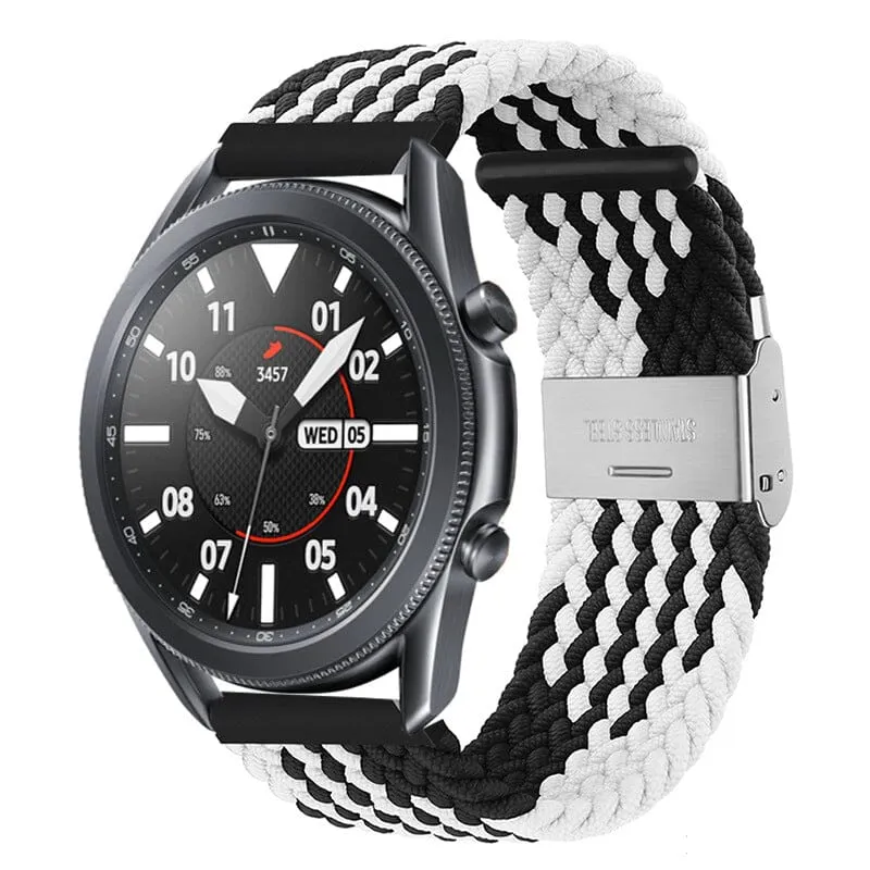 Nylon Braided Loop Watch Straps Compatible with the LG Watch