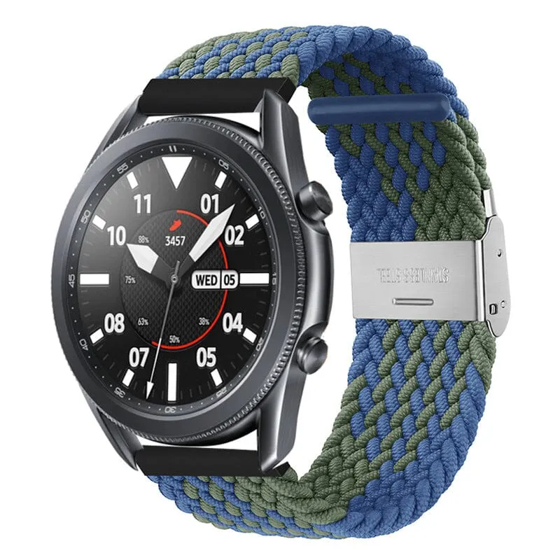 Nylon Braided Loop Watch Straps Compatible with the LG Watch