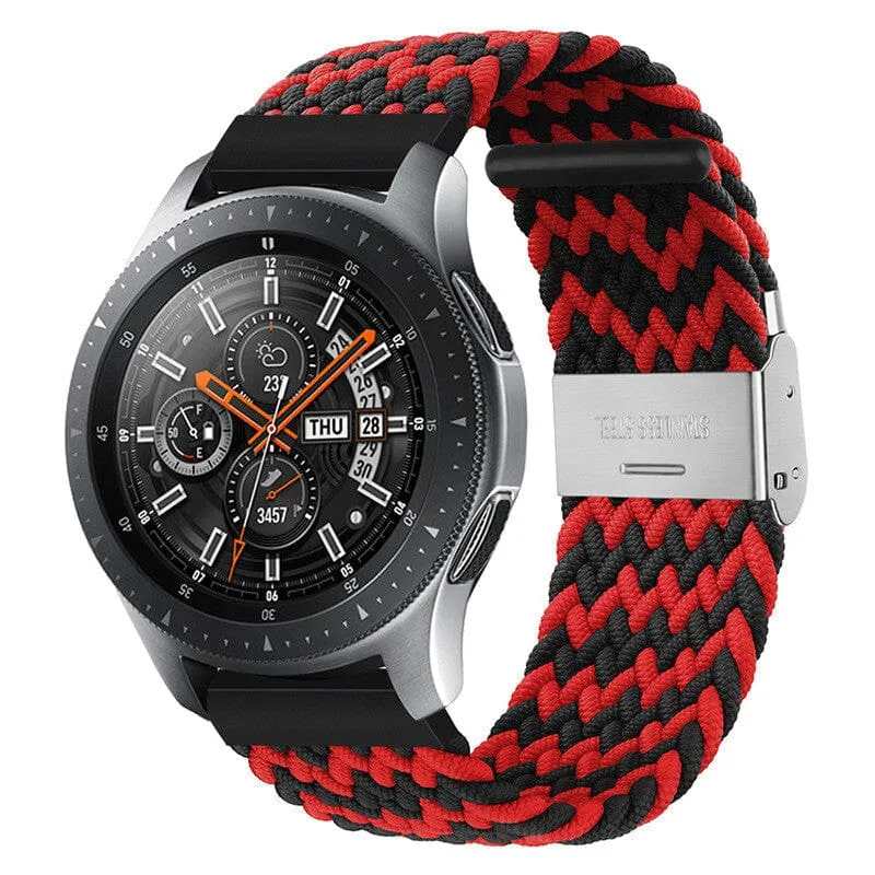 Nylon Braided Loop Watch Straps Compatible with the LG Watch