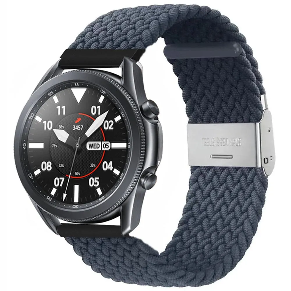 Nylon Braided Loop Watch Straps Compatible with the LG Watch