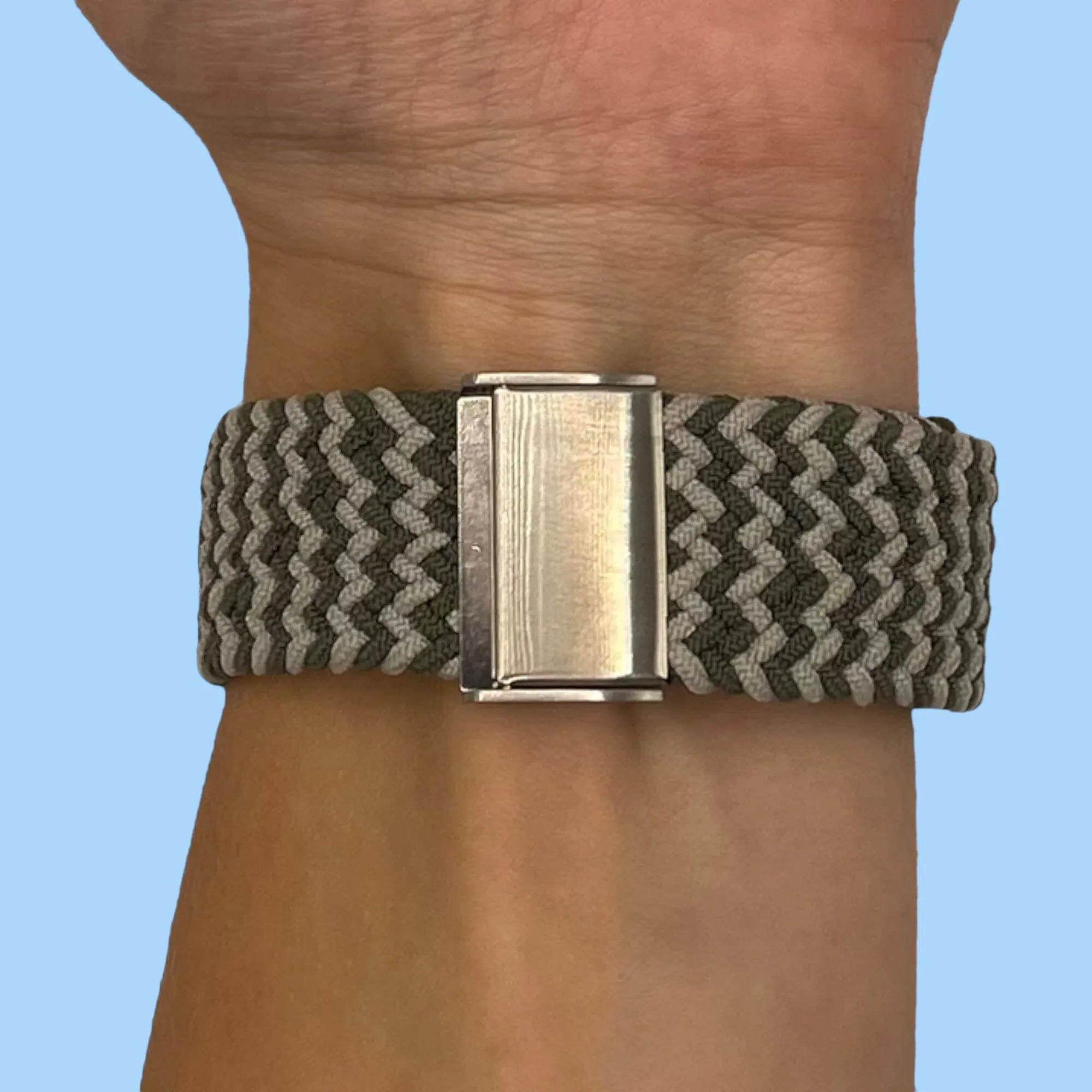 Nylon Braided Loop Watch Straps Compatible with the LG Watch