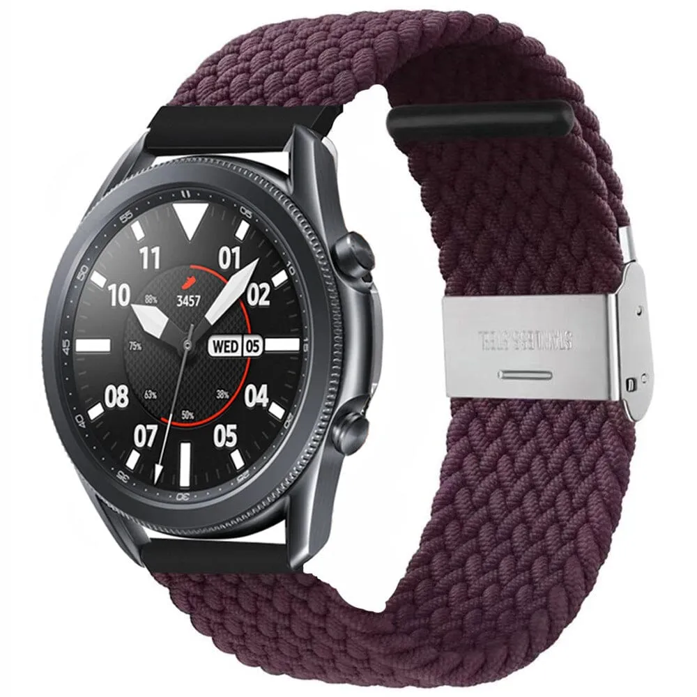 Nylon Braided Loop Watch Straps Compatible with the LG Watch