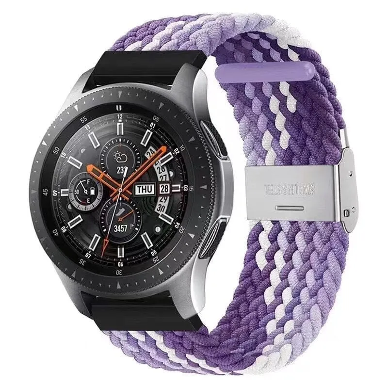 Nylon Braided Loop Watch Straps Compatible with the LG Watch