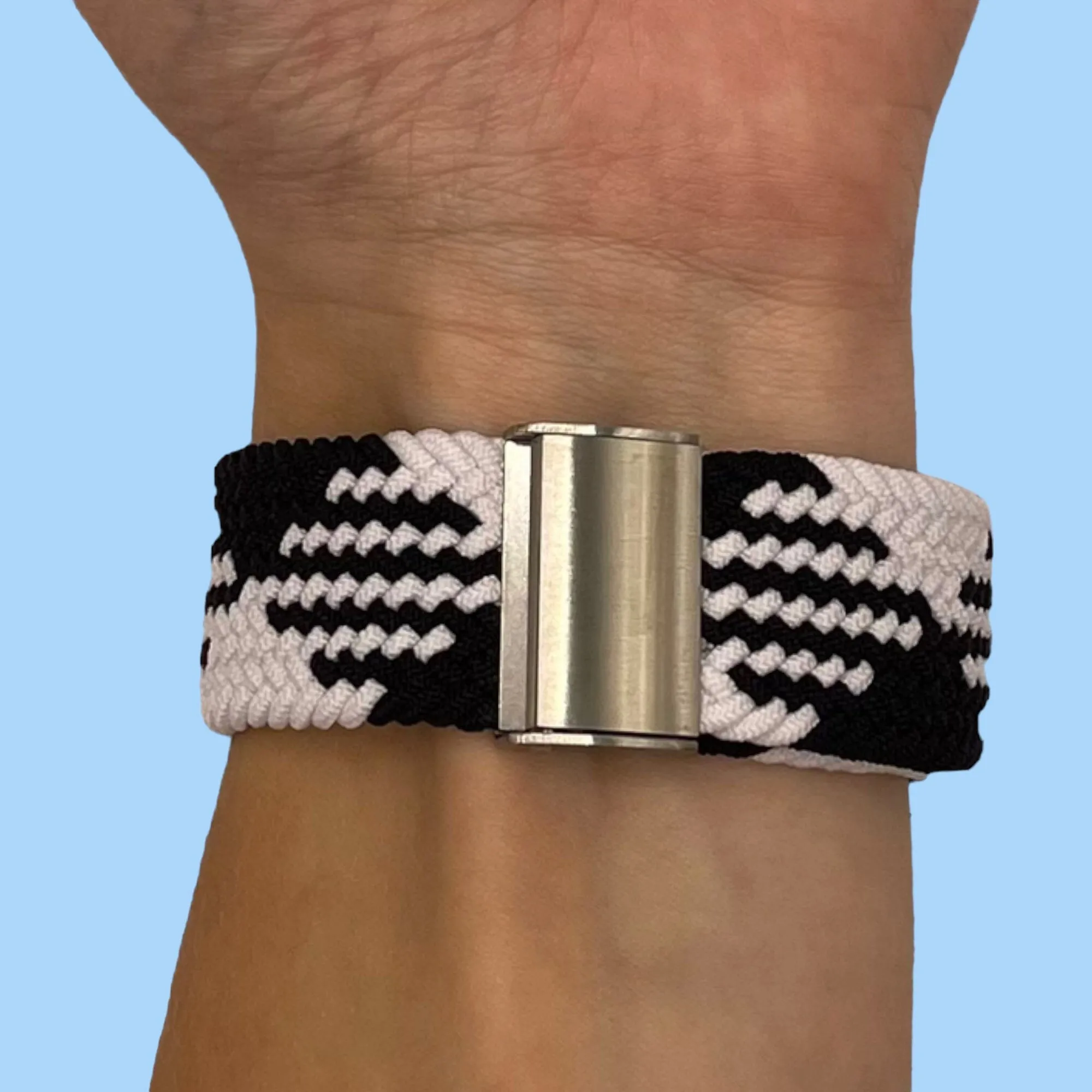 Nylon Braided Loop Watch Straps Compatible with the LG Watch