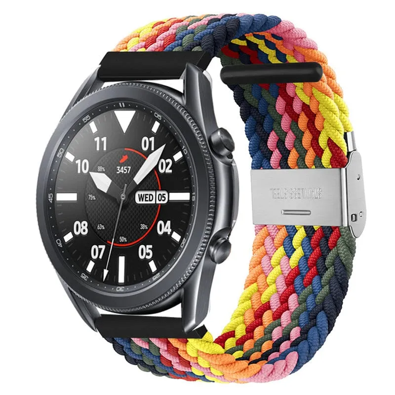 Nylon Braided Loop Watch Straps Compatible with the LG Watch