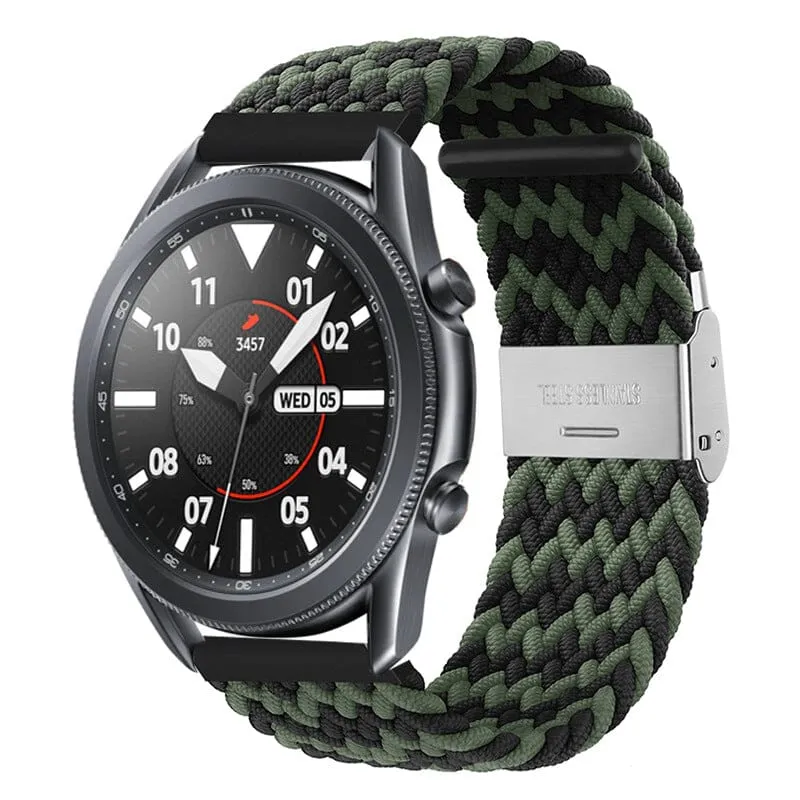 Nylon Braided Loop Watch Straps Compatible with the LG Watch