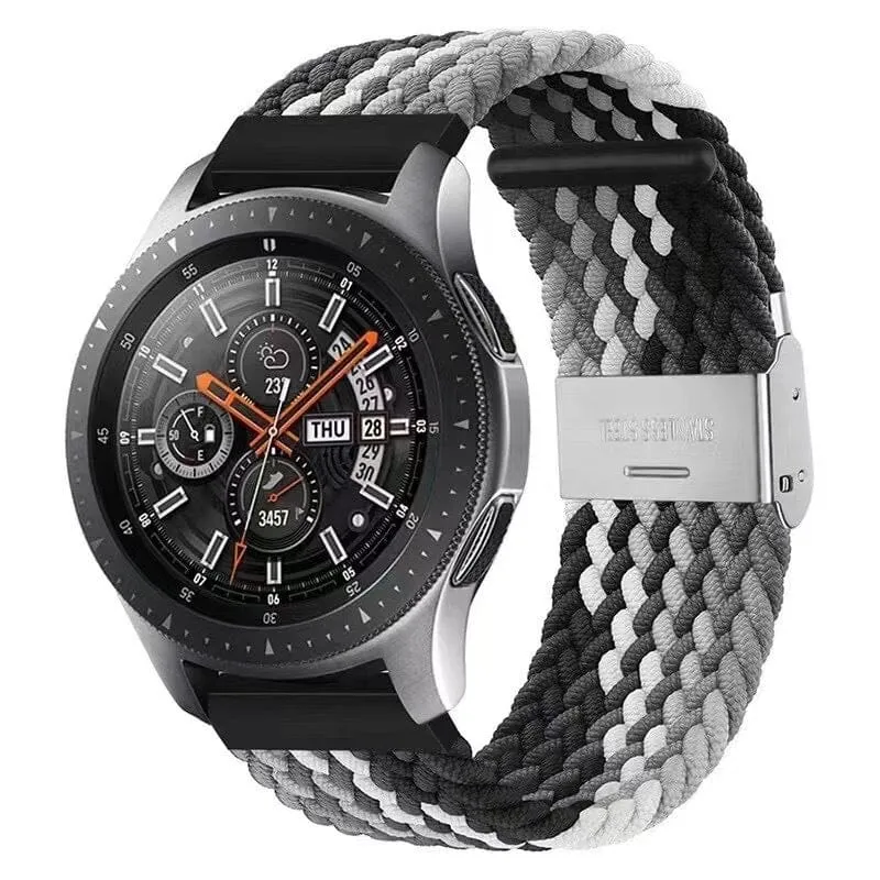 Nylon Braided Loop Watch Straps Compatible with the LG Watch