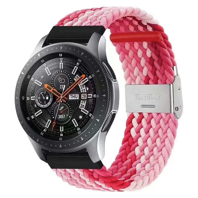 Nylon Braided Loop Watch Straps Compatible with the LG Watch