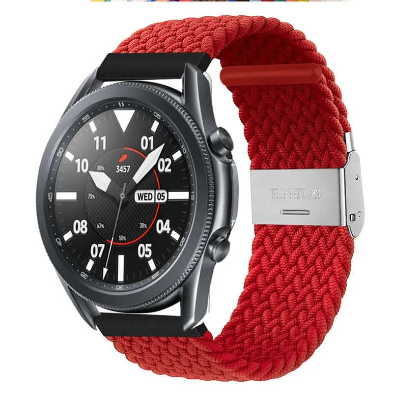 Nylon Braided Loop Watch Straps Compatible with the LG Watch