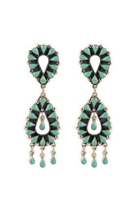 Paige Wallace Double Chandelier Earrings