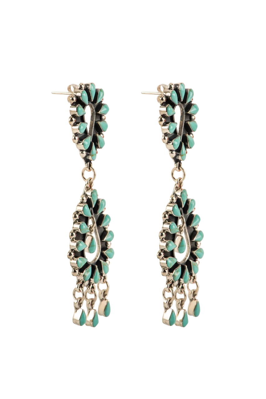 Paige Wallace Double Chandelier Earrings