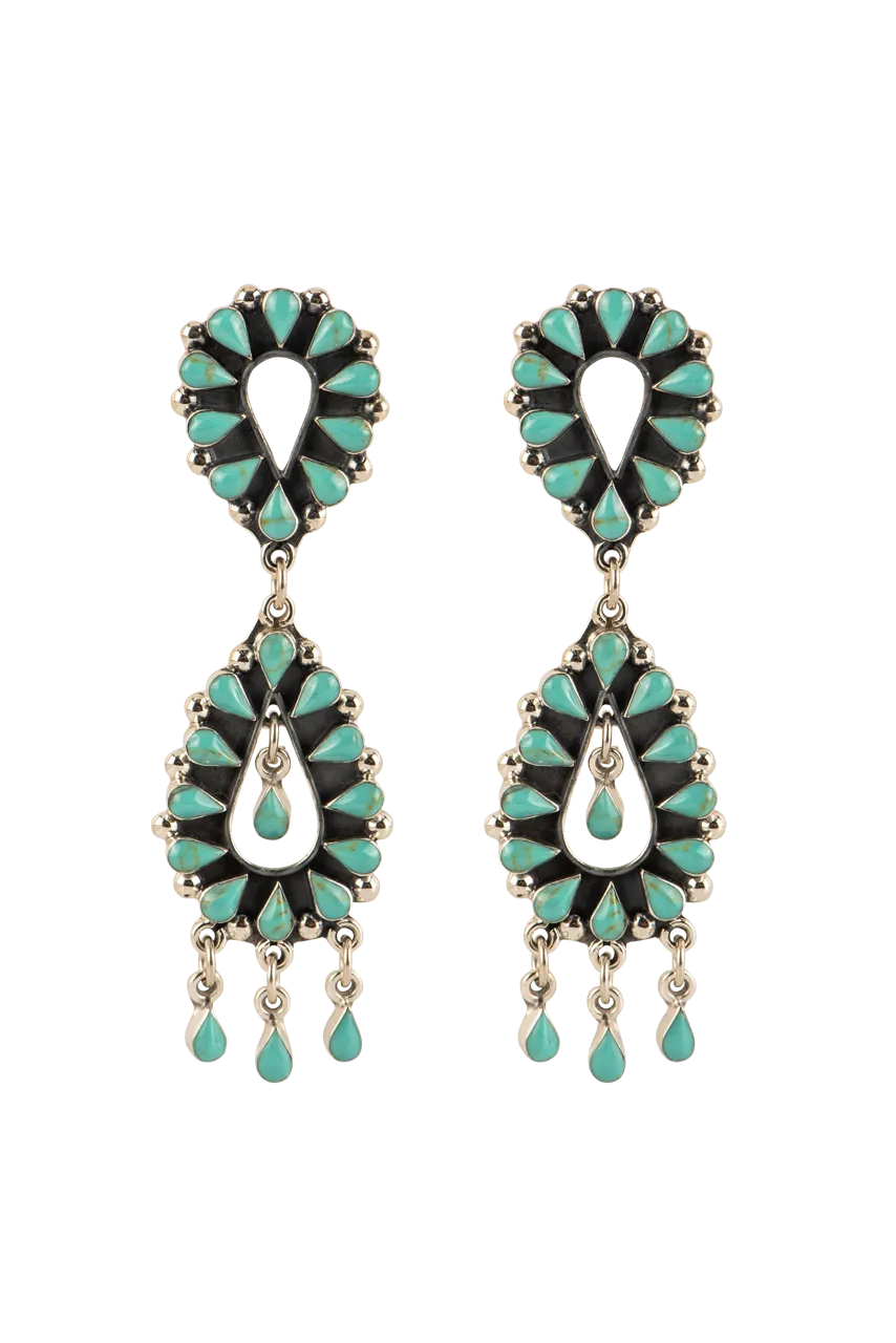 Paige Wallace Double Chandelier Earrings