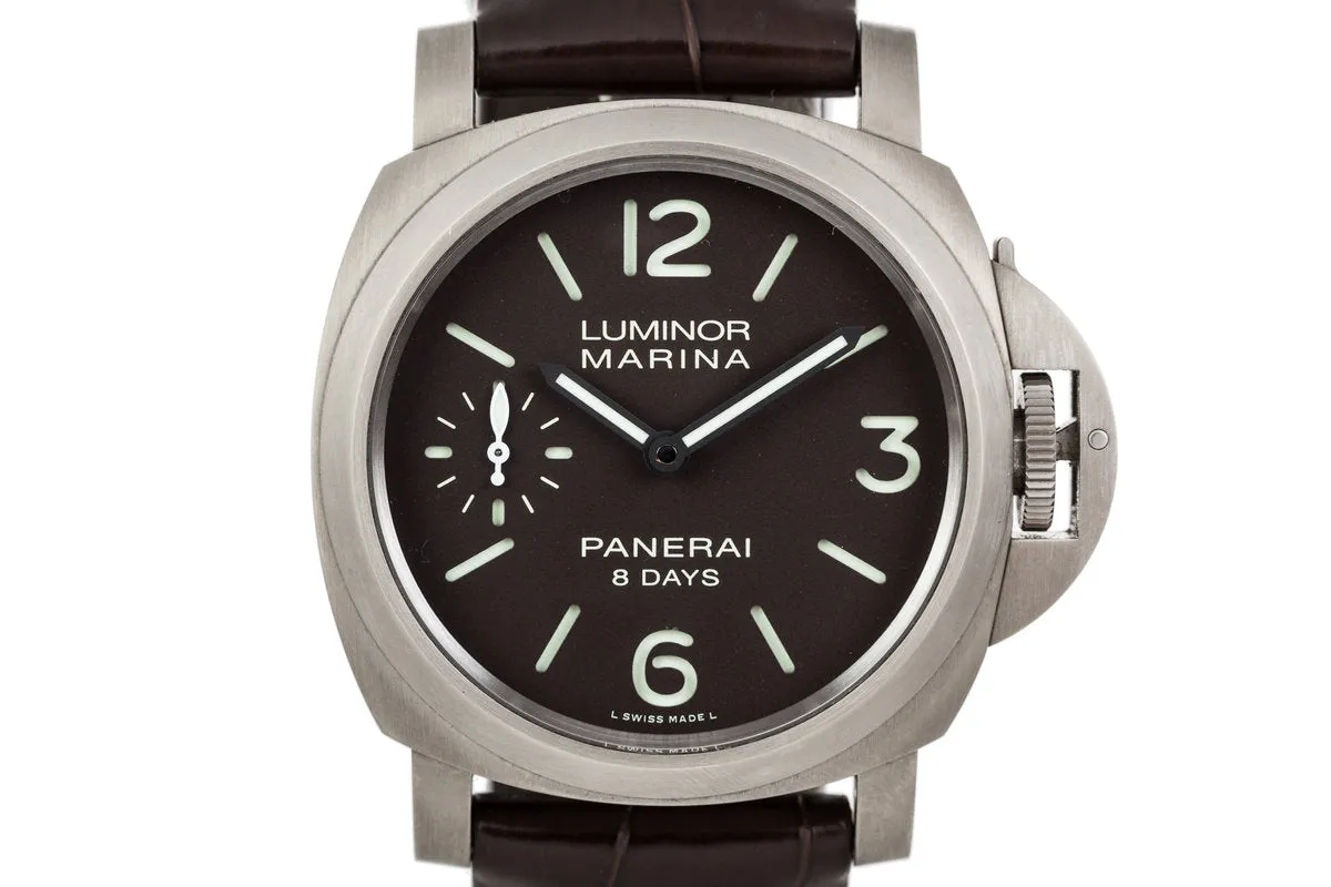 Panerai Luminor Marina 8 Days Ttitanio PAM00564