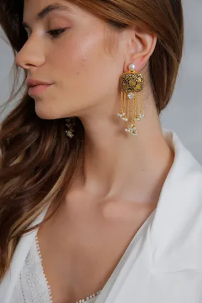 Pari Danglers Earrings - Taleed