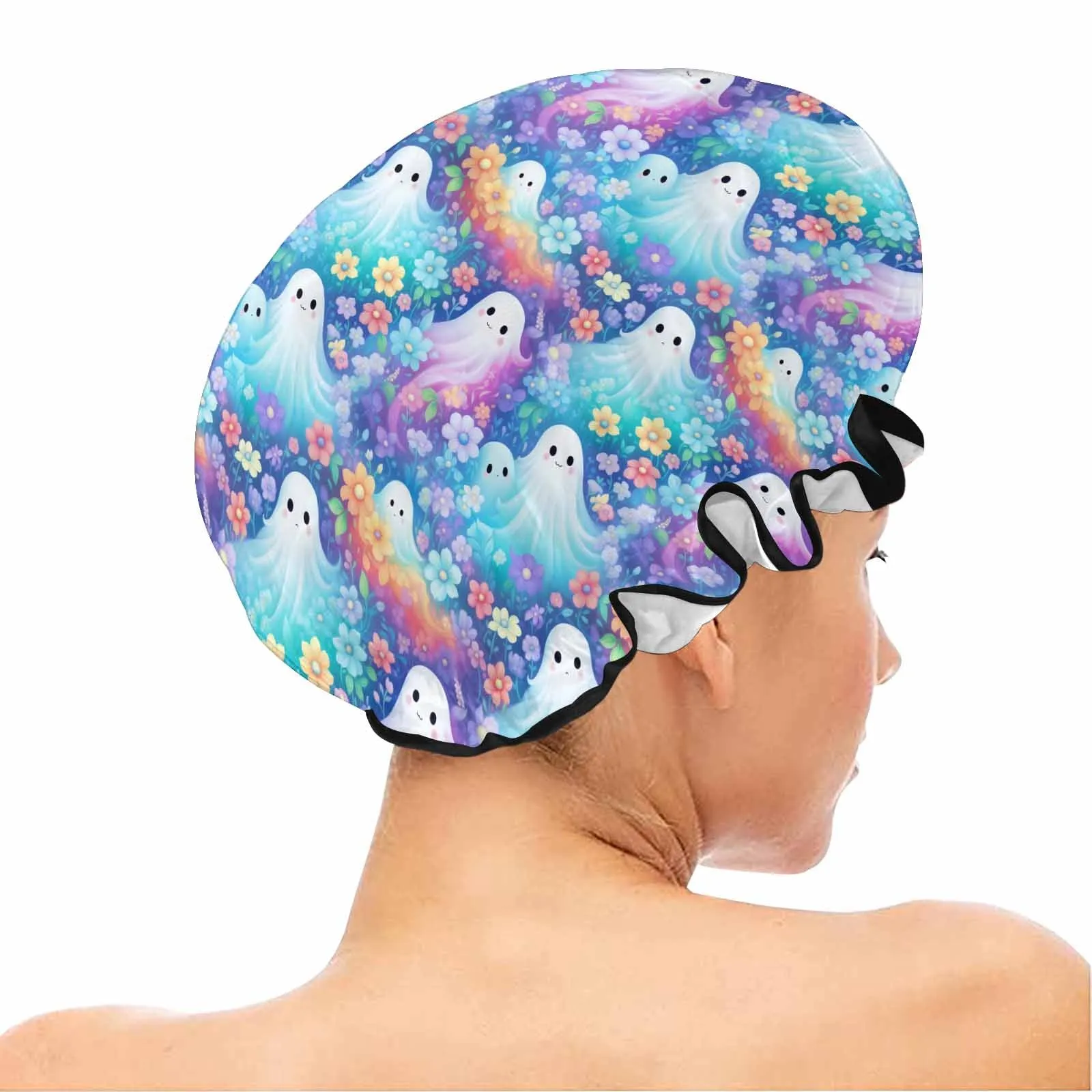 Pastel Halloween  Shower Cap