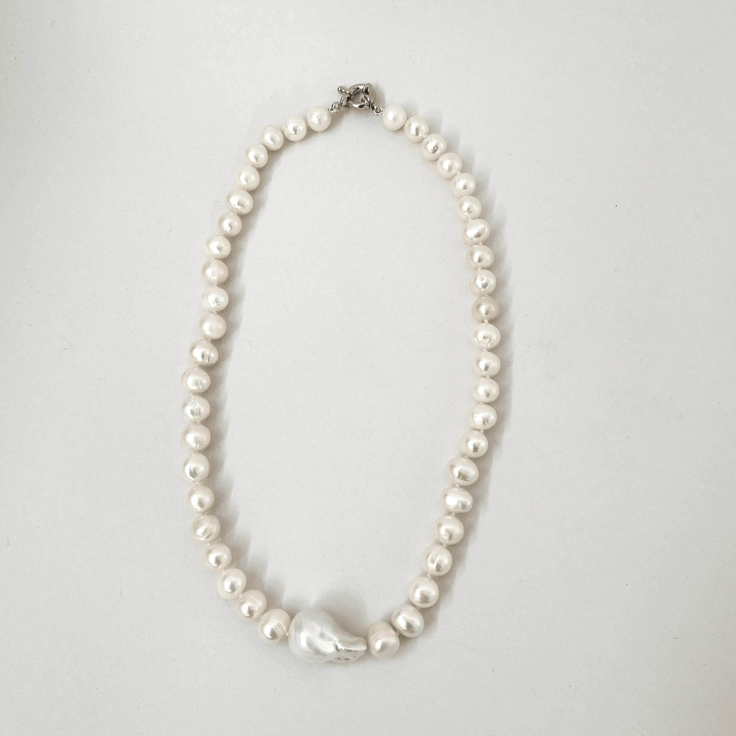 Pearl &  Baroque Pearl Necklace