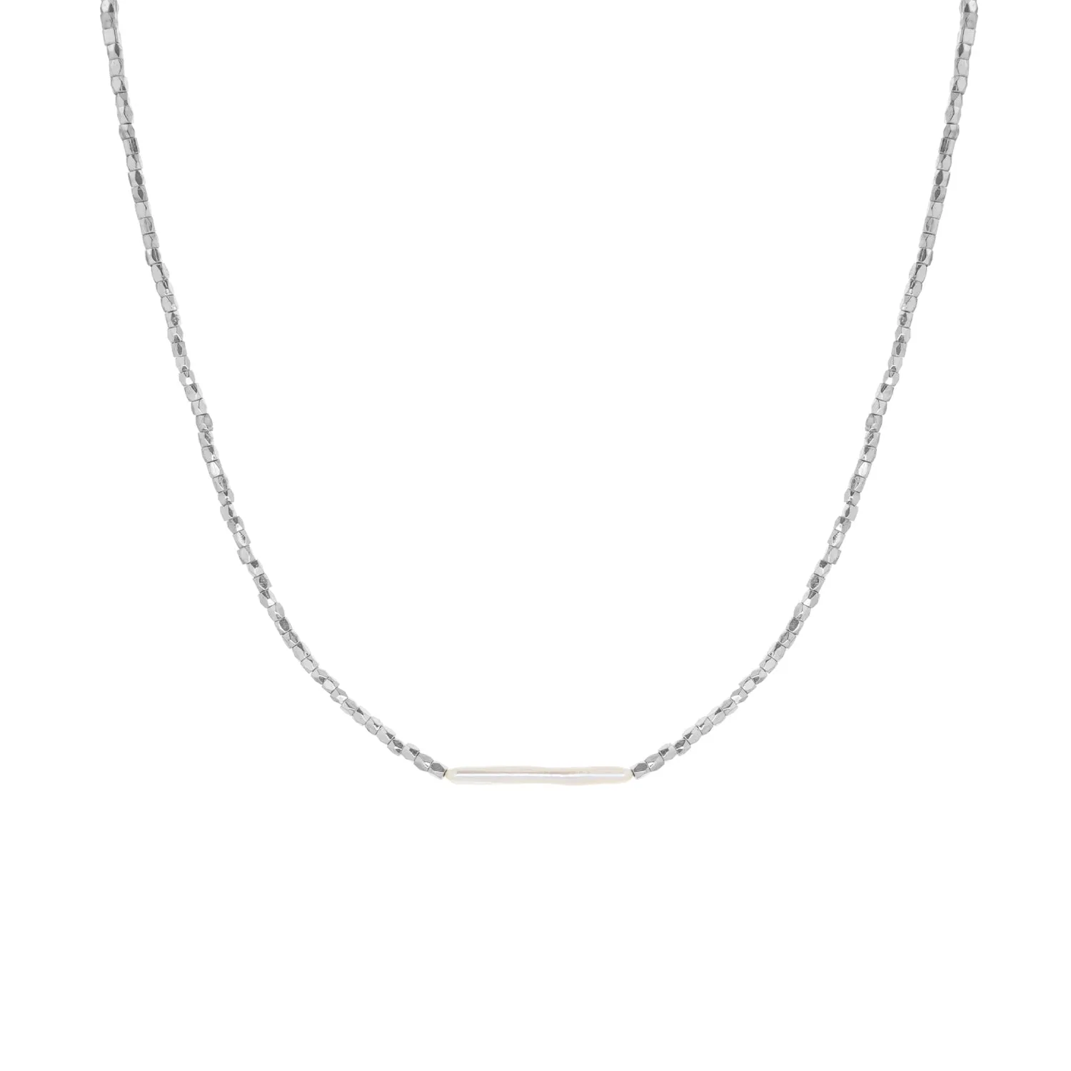 pearl bar choker