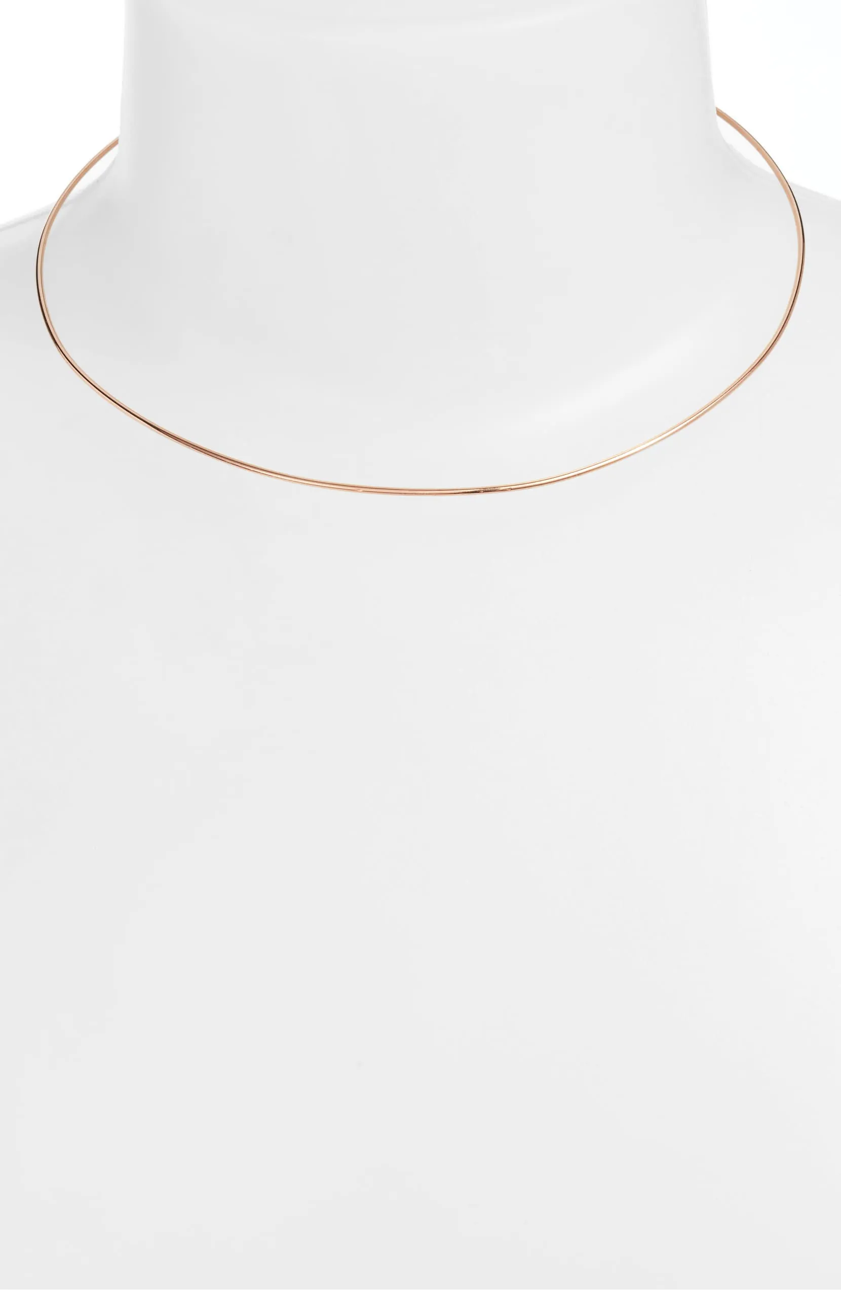 Pearl Choker Collar - Rose Gold