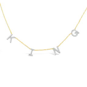 Personalized Diamond Necklace