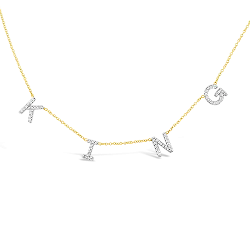 Personalized Diamond Necklace