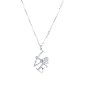 Philly Love Bezel Diamond Necklace