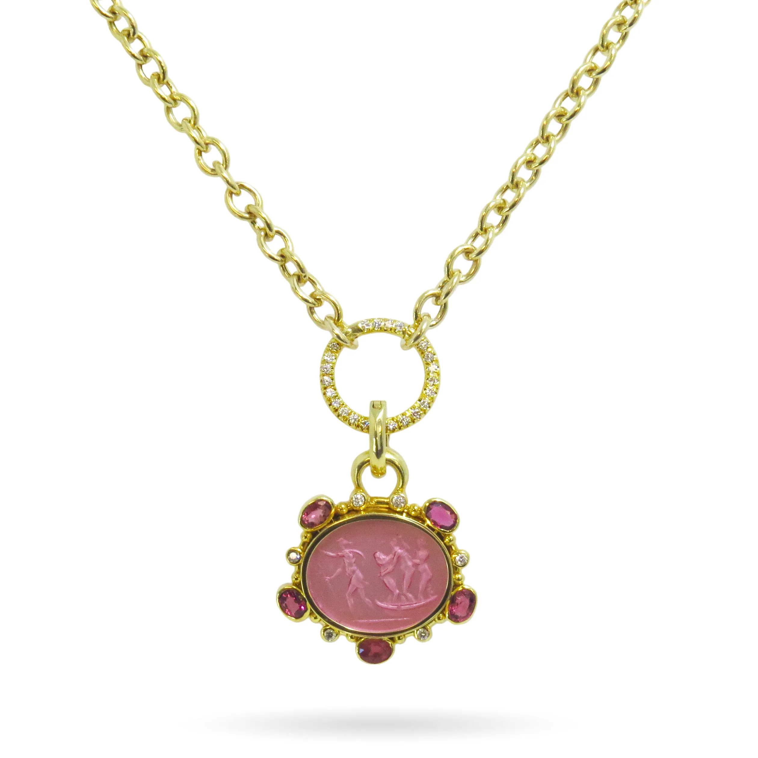 Pink Venetian Glass Pendant