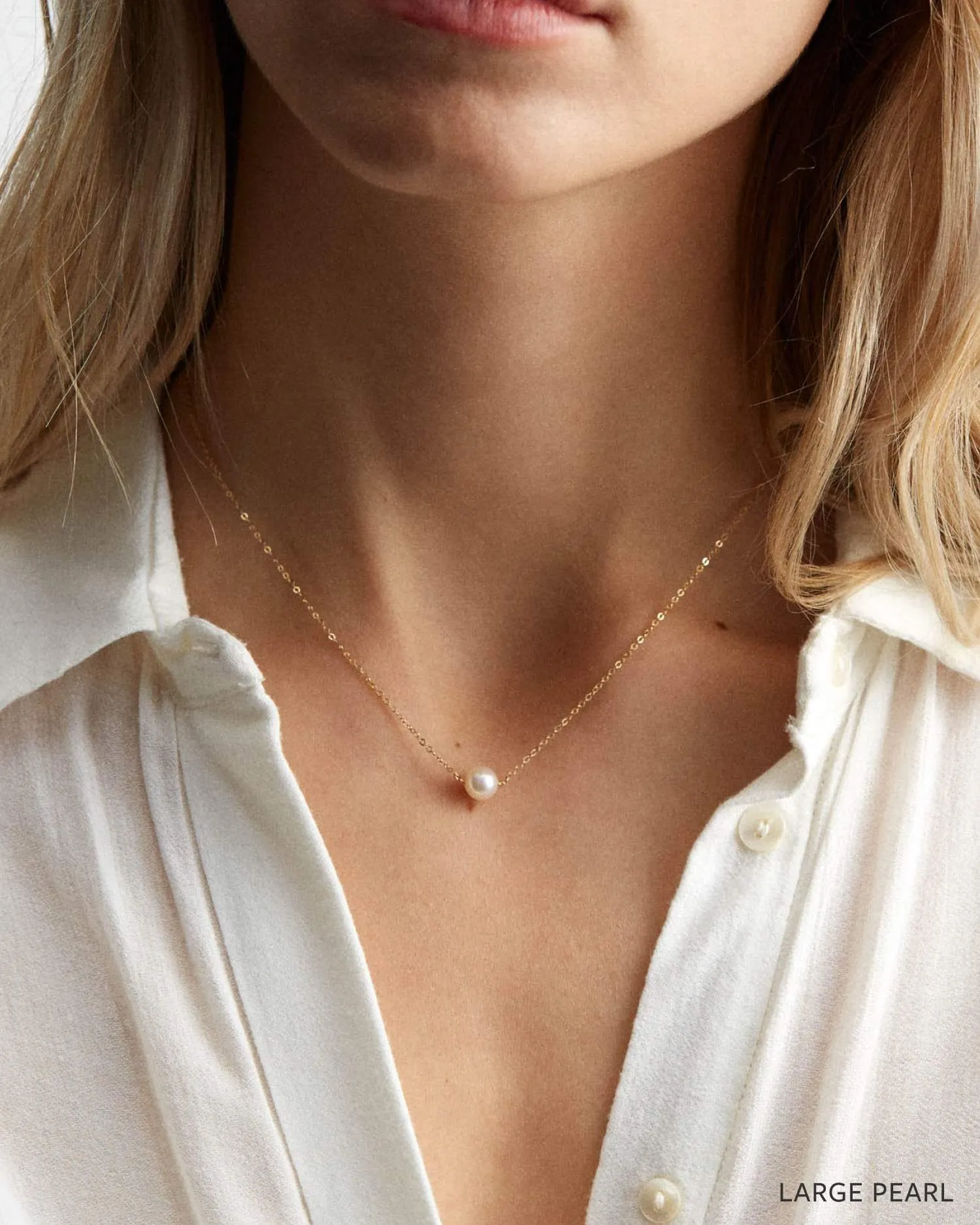 Pleine Lune Necklace - 14k Solid Gold