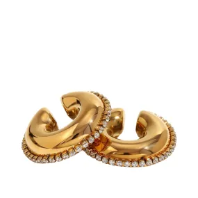 Pre Order:  Zircon Hollow Chain Earcuffs