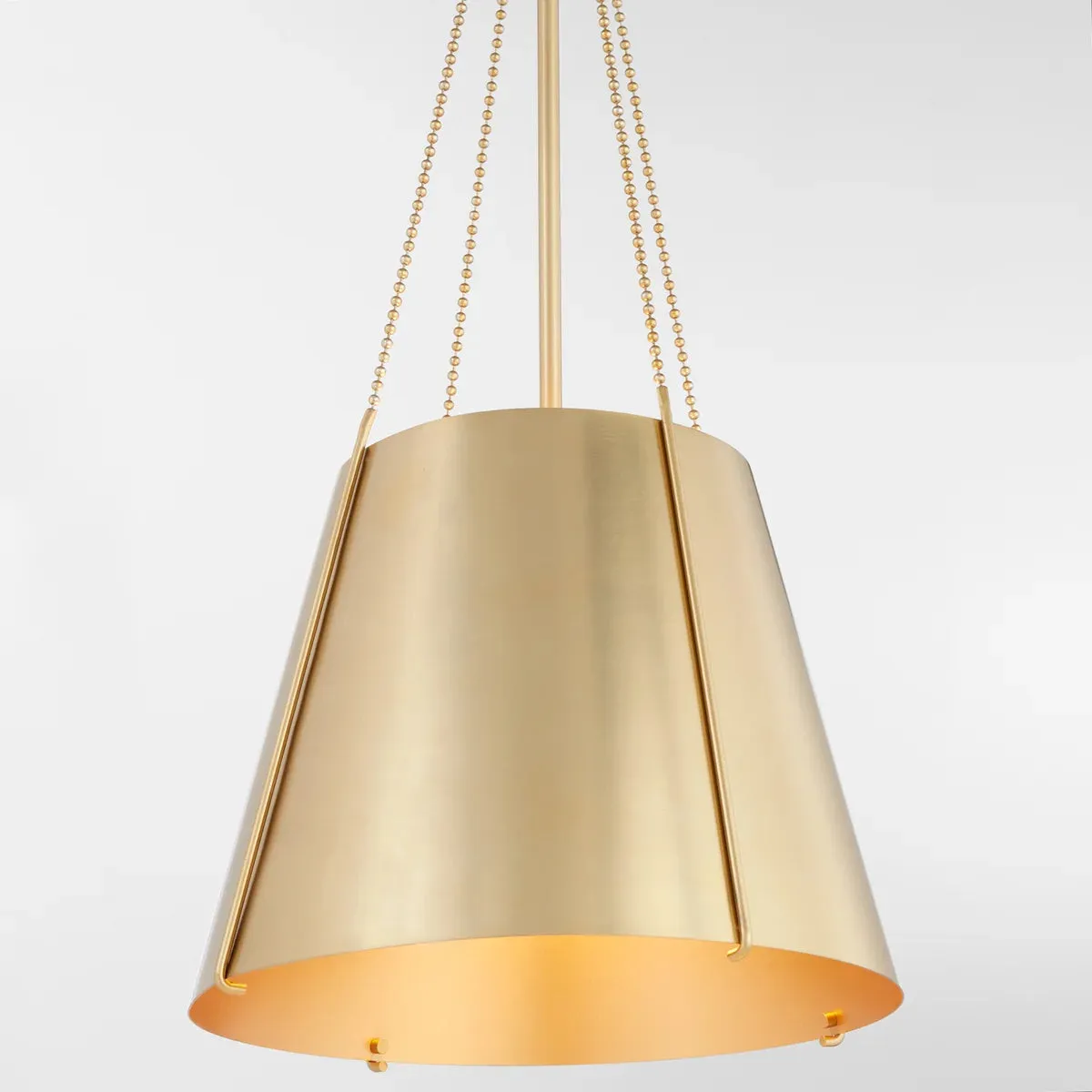 Quorum Denise 862-3-80 Pendant - Aged Brass 18" Transitional