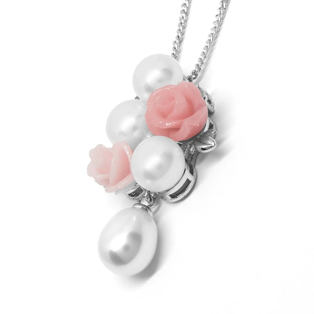 "La Vie en Rose" Cultured Pearl Pendant