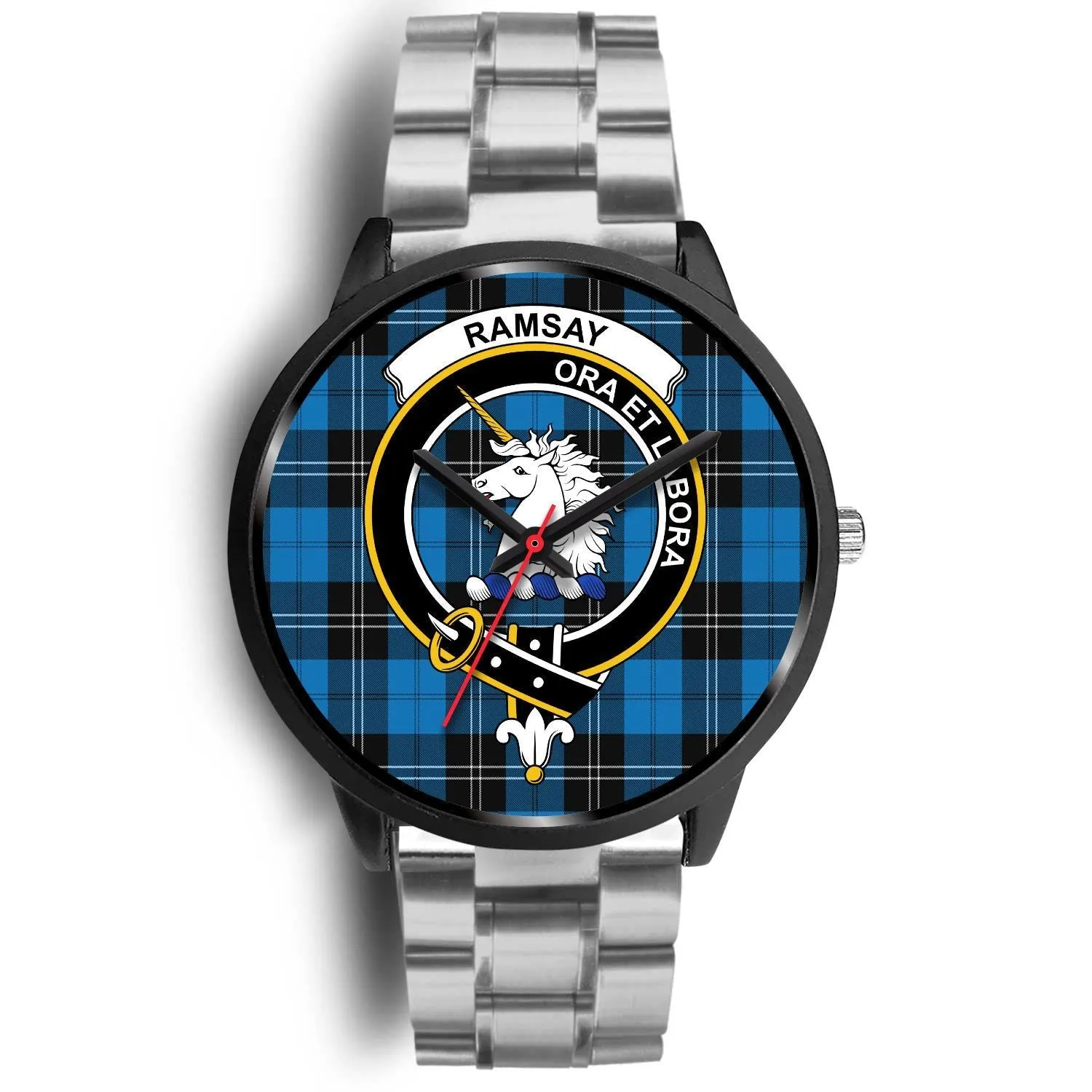 Ramsay Blue Ancient Clan Badge Tartan Black Watch