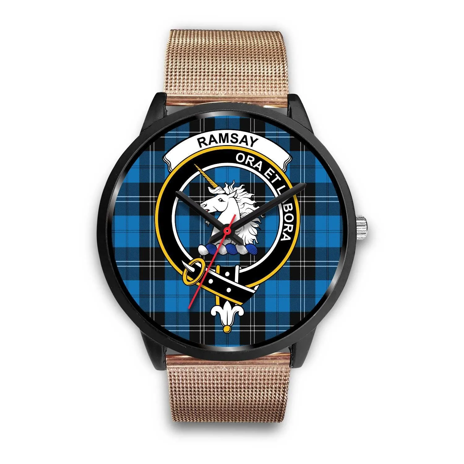 Ramsay Blue Ancient Clan Badge Tartan Black Watch