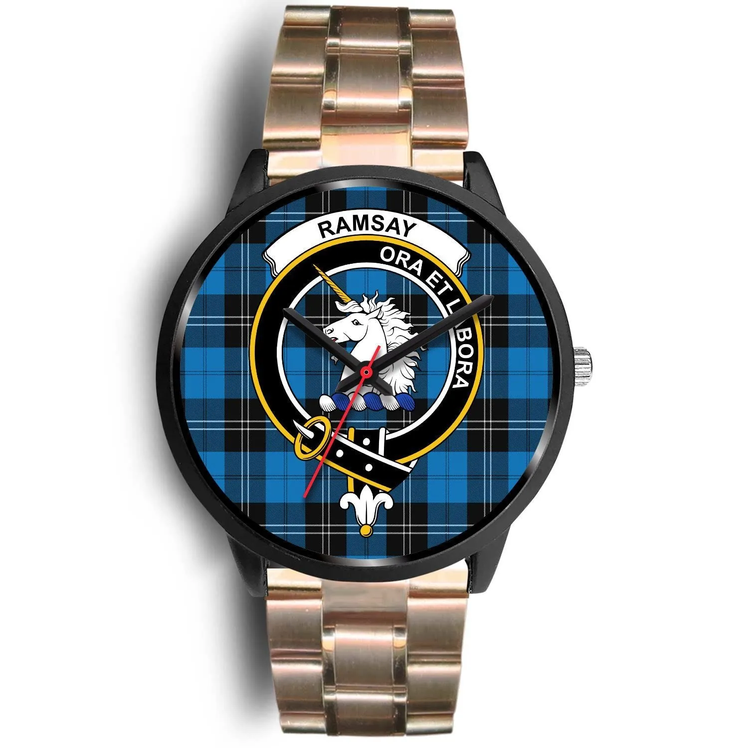 Ramsay Blue Ancient Clan Badge Tartan Black Watch