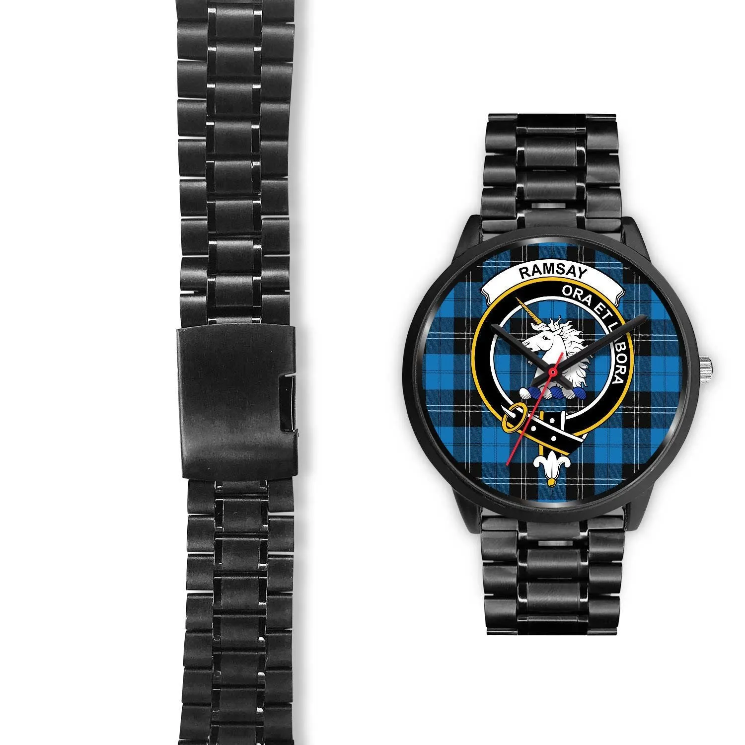 Ramsay Blue Ancient Clan Badge Tartan Black Watch