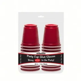 Red Party Shot Glasses 2oz. (20 count)