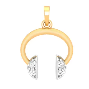 Rhythmic 18k Gold And Diamond Pendant