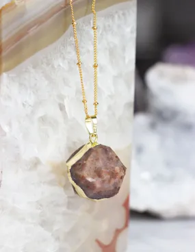 ROUND JASPER PENDANT- 0314