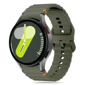 Samsung Galaxy Watch 4 / 5 / 6 / 7 / FE Tech-Protect Silicone Sport Urrem - Mørkegrøn