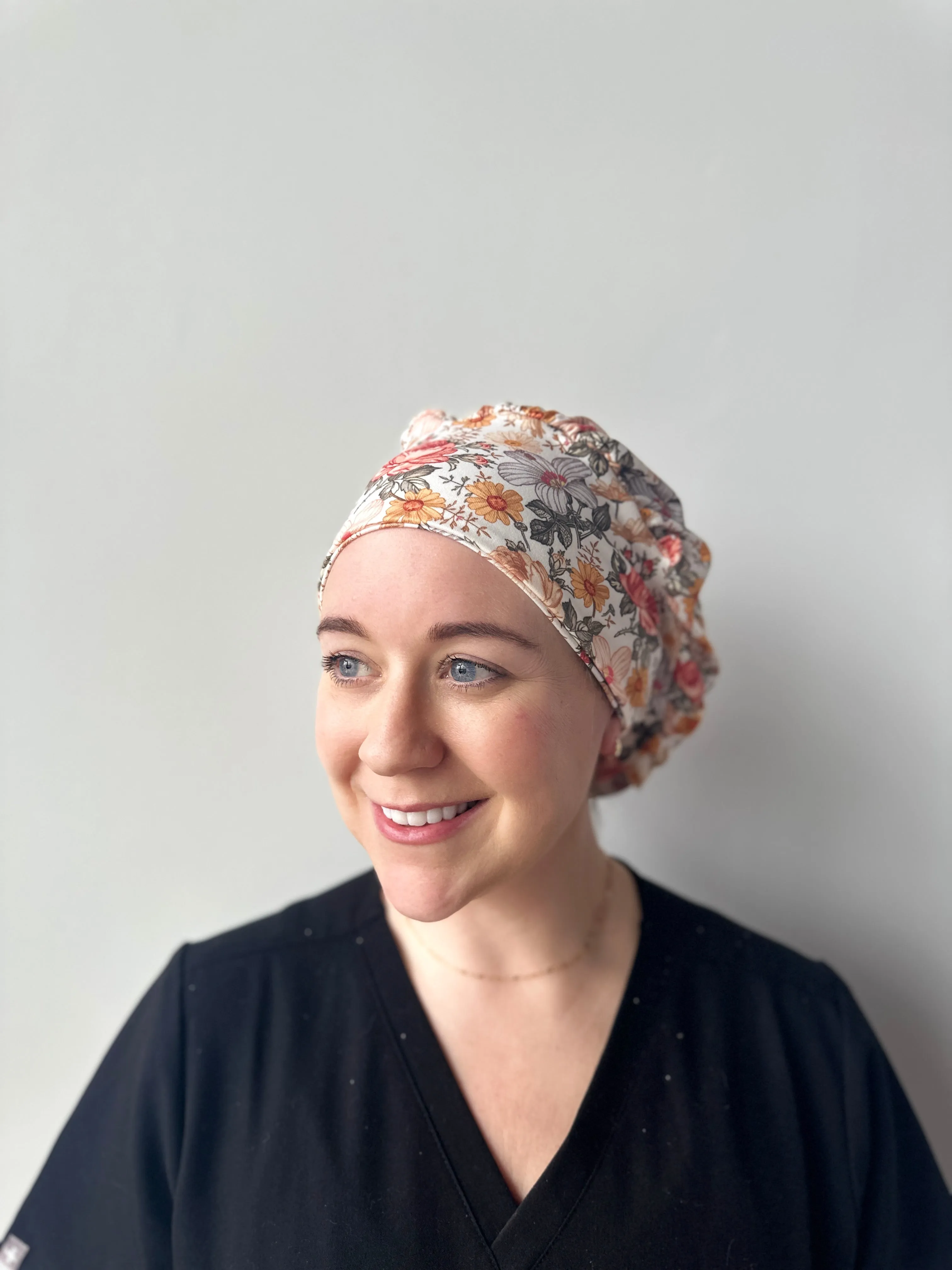 Scrub Hat - Vintage Floral