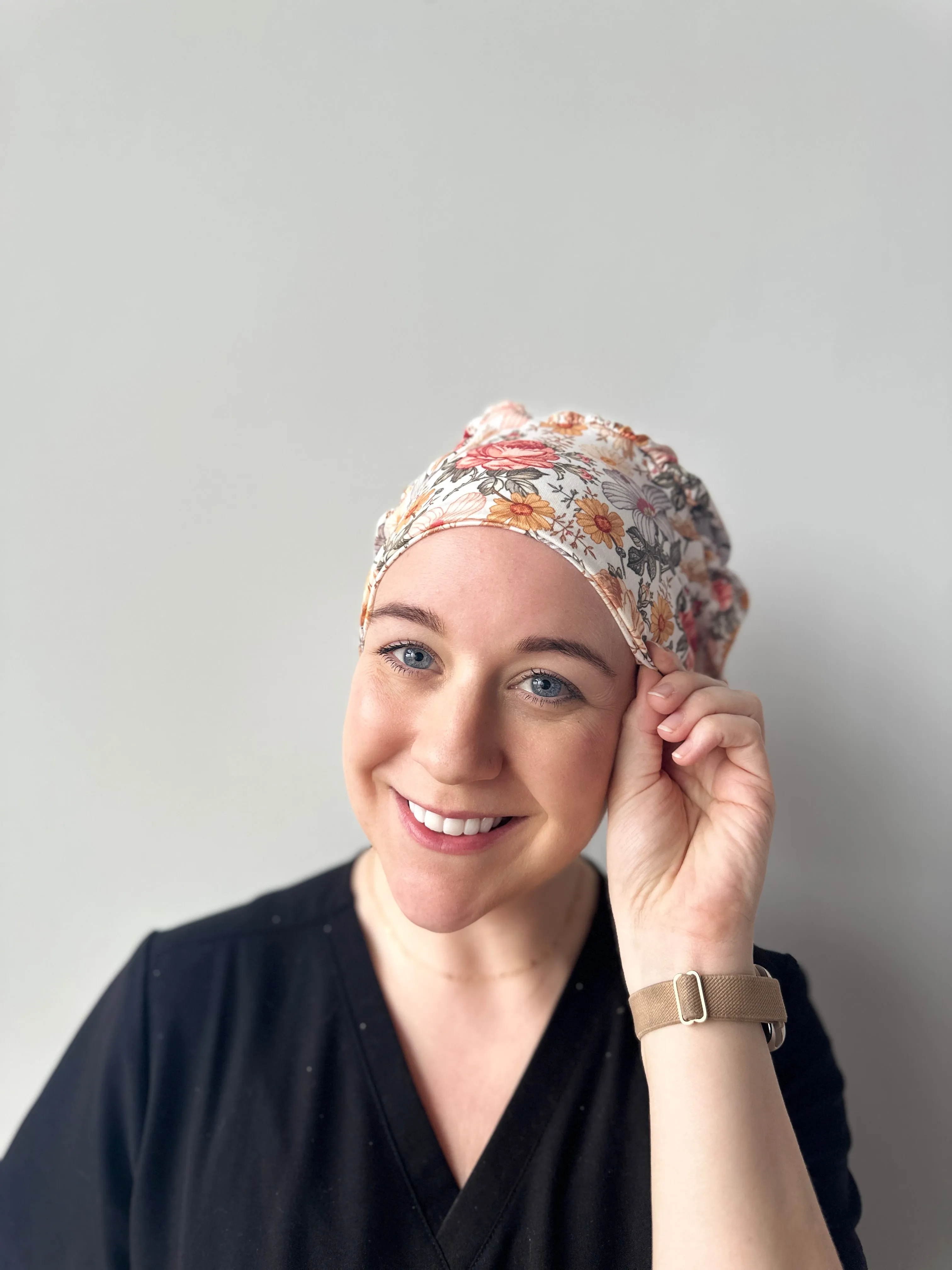 Scrub Hat - Vintage Floral