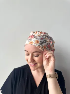 Scrub Hat - Vintage Floral