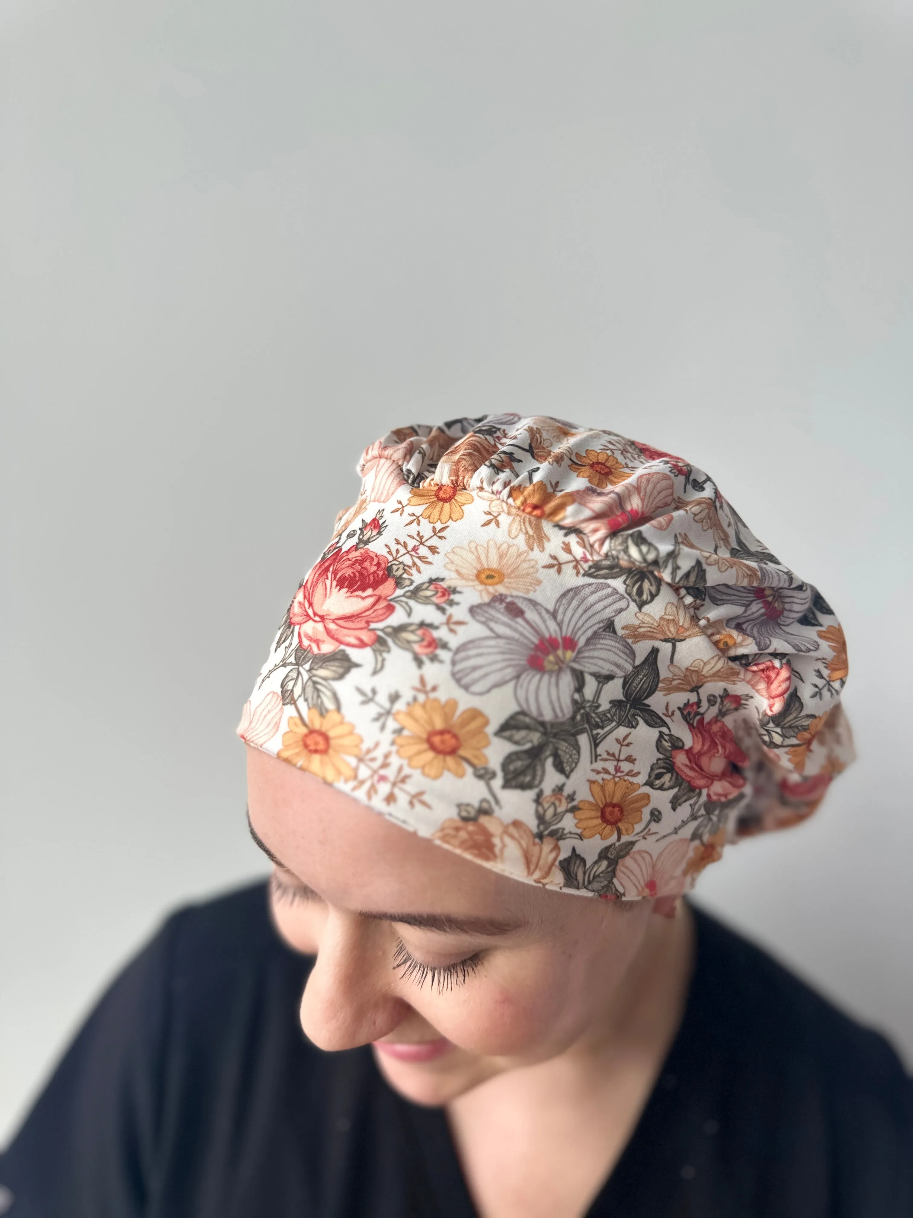 Scrub Hat - Vintage Floral