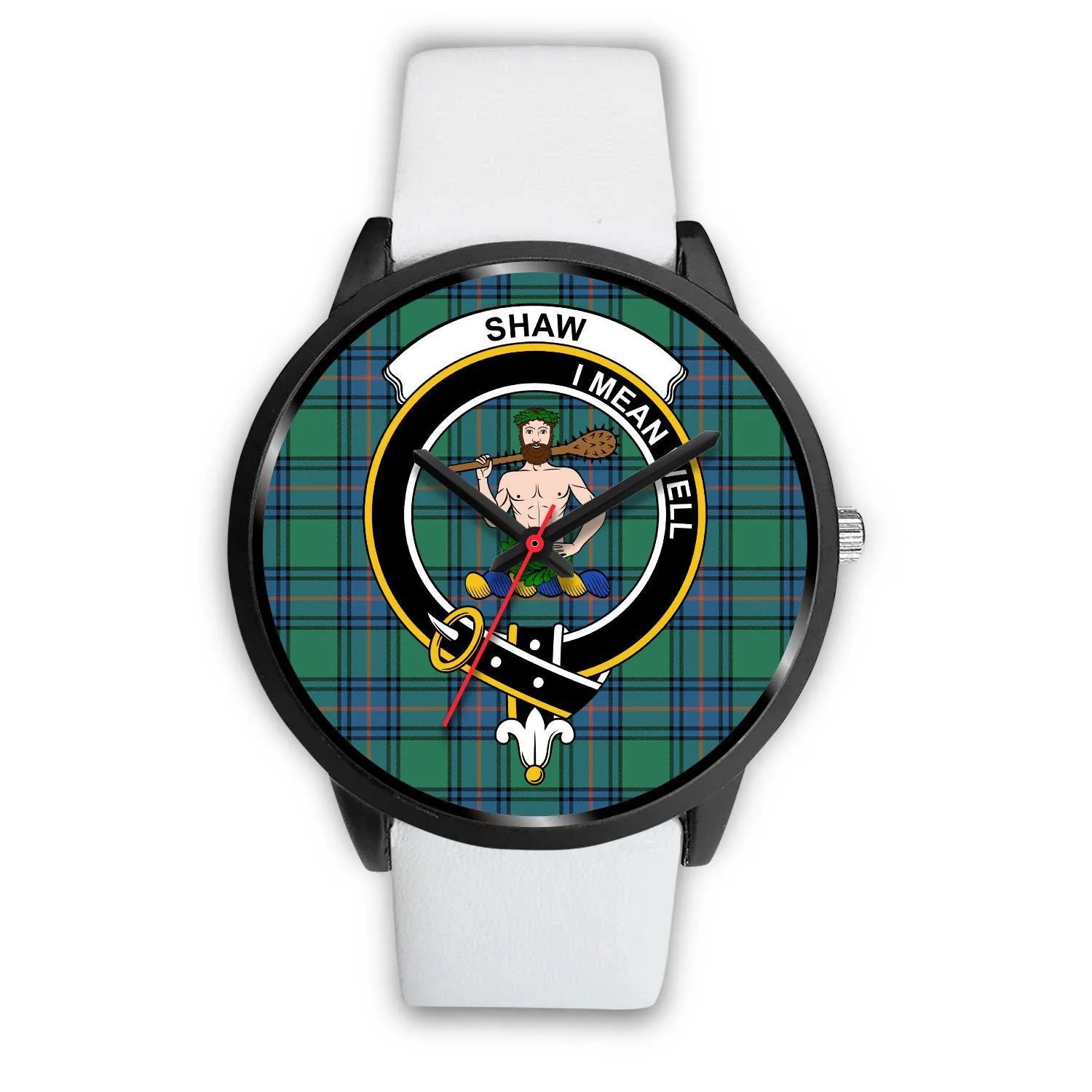 Shaw of Sauchie Clan Badge Tartan Black Watch