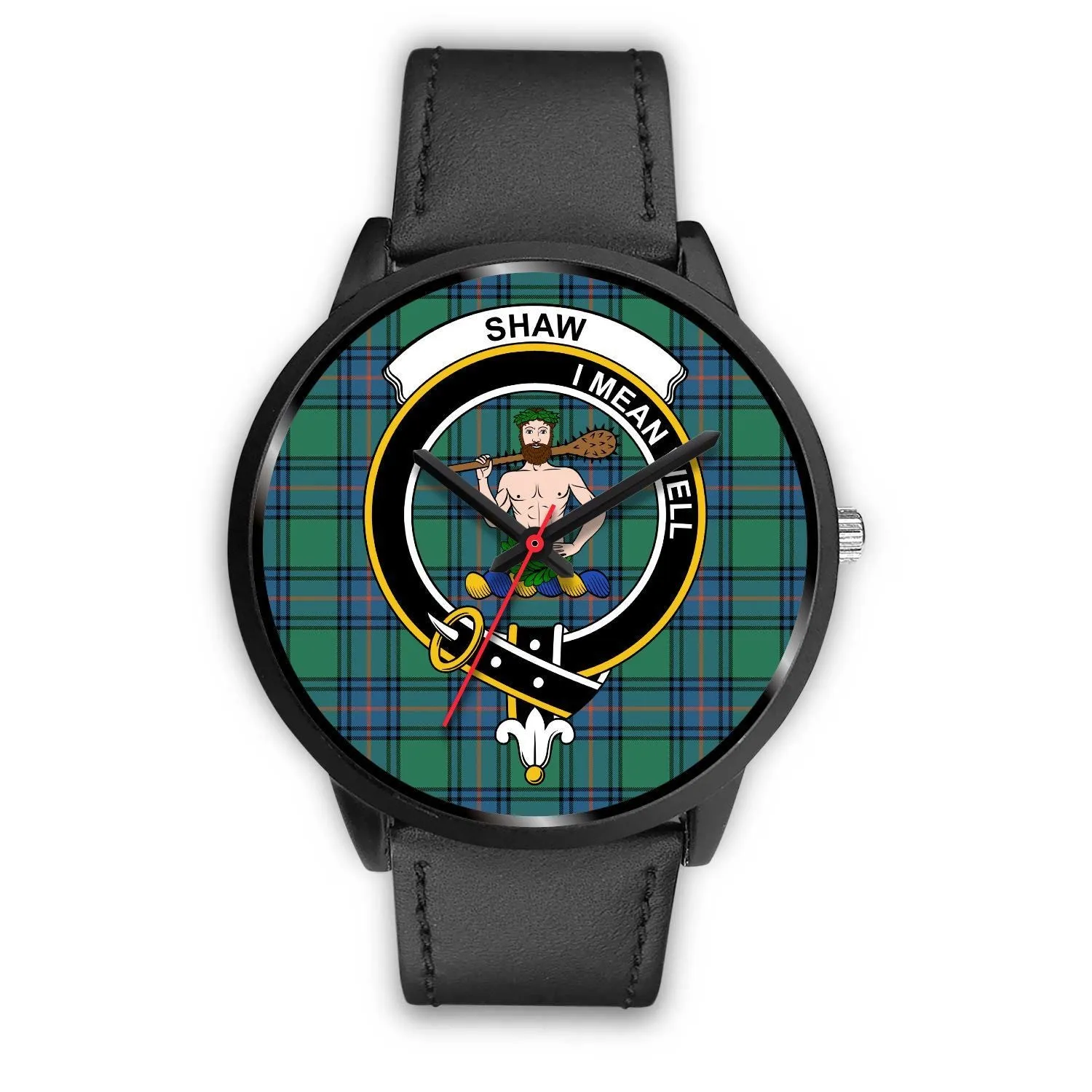 Shaw of Sauchie Clan Badge Tartan Black Watch