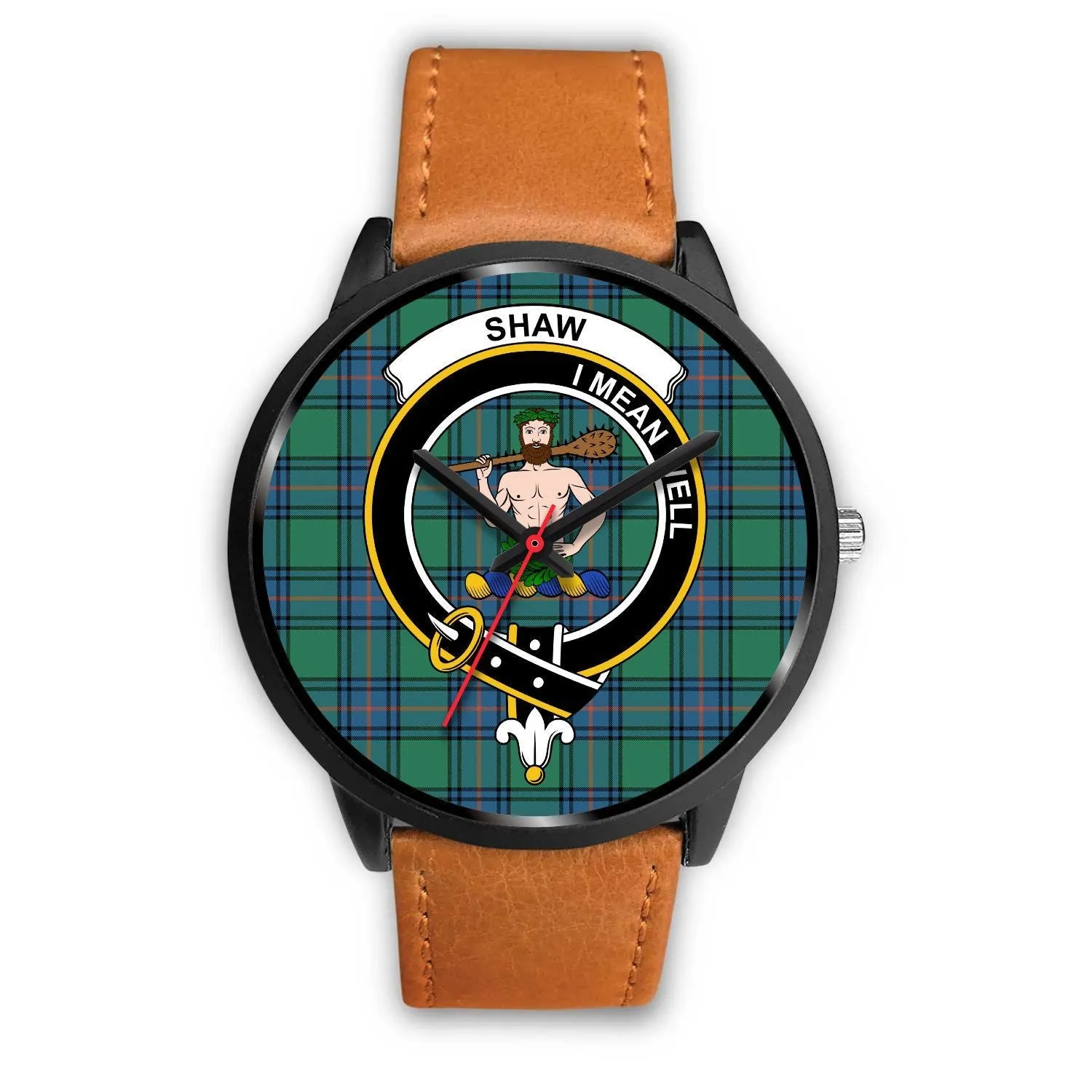 Shaw of Sauchie Clan Badge Tartan Black Watch