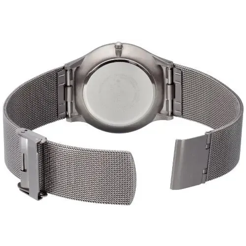 Skagen Men's Grenen Titanium Case Stainless Steel Mesh Watch 233XLTTN