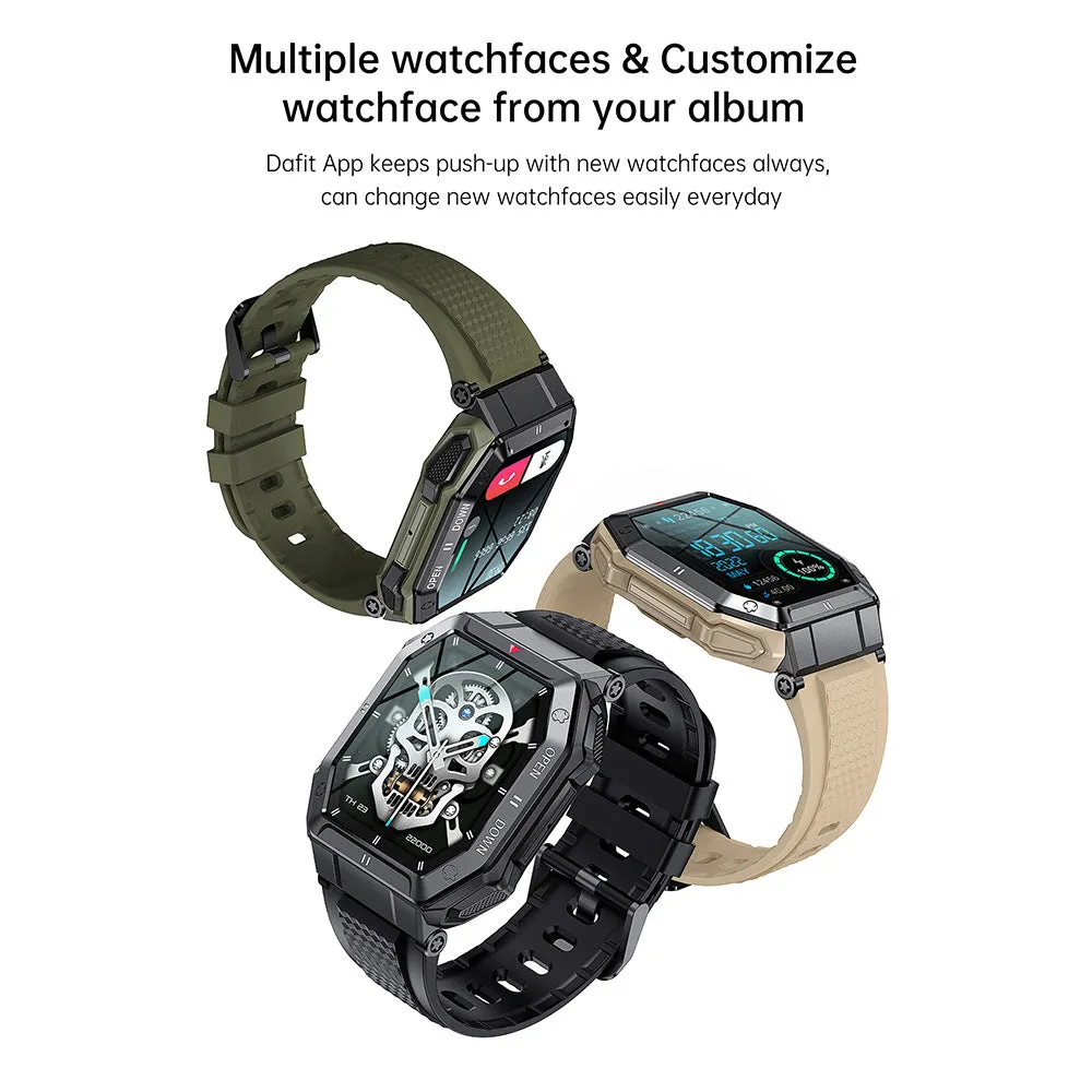 Smart Watch Bluetooth Calling Outdoor Pedometer Sports Three-Proof Heart Rate Blood Pressure Monitoring