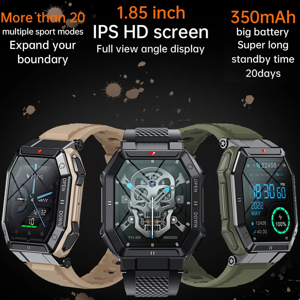 Smart Watch Bluetooth Calling Outdoor Pedometer Sports Three-Proof Heart Rate Blood Pressure Monitoring