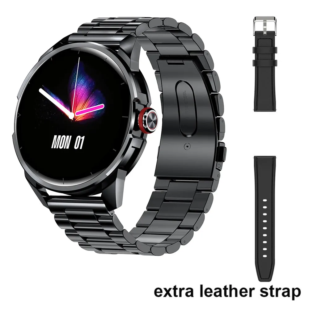 Smartwatch Heart Rate Blood Pressure Monitoring Smart Watch Man IP68 Waterproof for Men 1.32 Inch 360*360 Screen