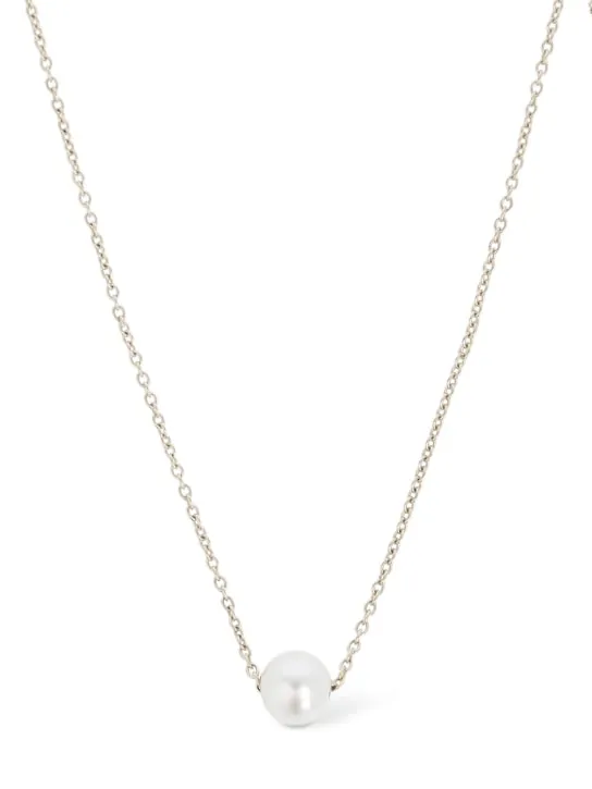 Sophie Bille Brahe   Stella Simple 14kt gold &amp; pearl necklace 